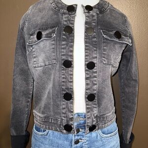 Kut from the Kloth Charcoal Jean Jacket